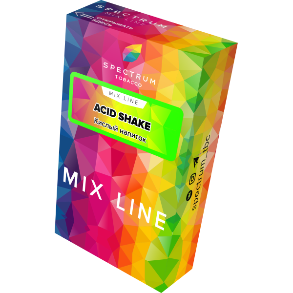 Табак Spectrum Mix Line Acid Shake 40 грамм в Донецке