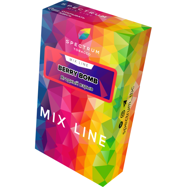 Табак Spectrum Mix Line Berry Bomb 40 грамм в Донецке