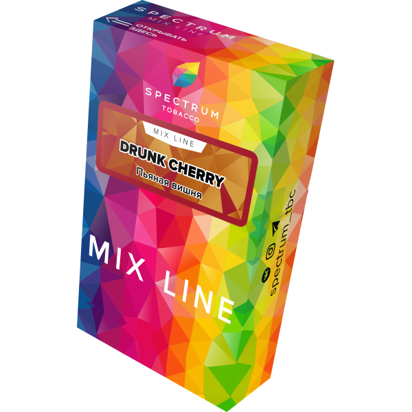 Табак Spectrum Mix Line Drunk Cherry 40 грамм в Донецке