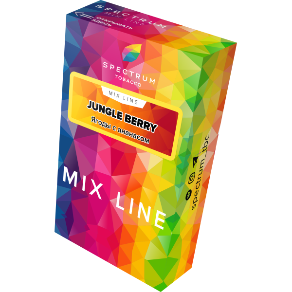 Табак Spectrum Mix Line Jungle Berry 40 грамм в Донецке