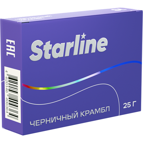 Табак Starline Черничный крамбл 25 гр в Донецке