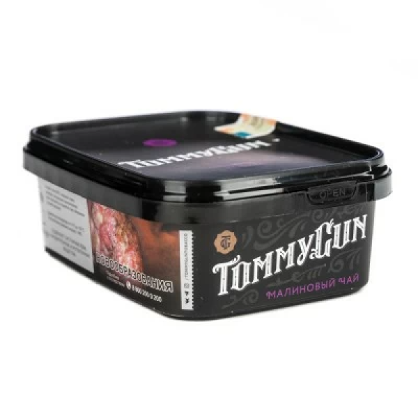 Табак Tommy Gun Raspberry Ice Tea (Малиновый Холодный Чай) 100 гр в Донецке