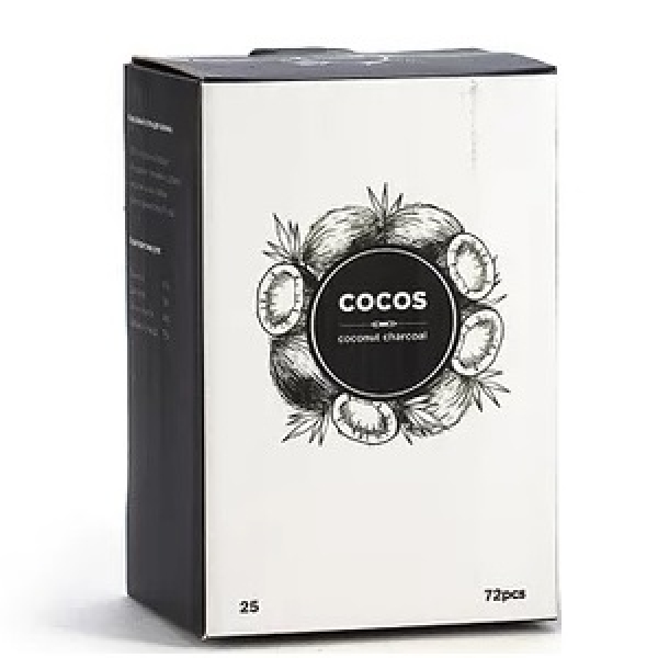 Кокосовый уголь Cocos 25мм для кальяна в Донецке