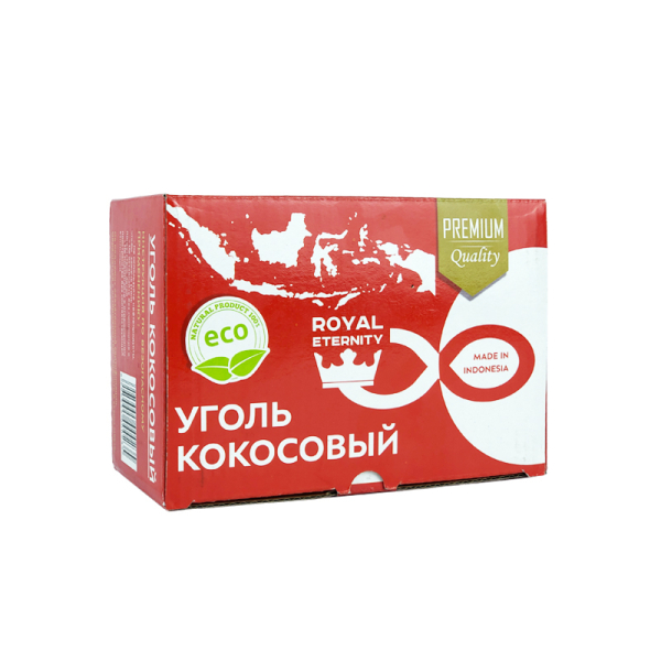 Кокосовый уголь Royal Eternity для кальяна (25 мм, 72 шт) в Донецке