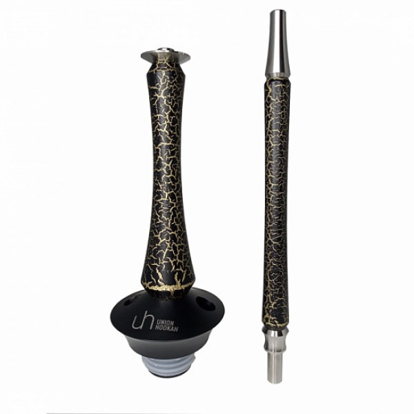 Кальян Union Hookah Sleek Кракле золотой в Донецке