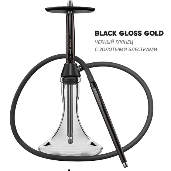 Кальян Koress K3 Black Gloss (Черный,Золотой, 48 см) в Донецке