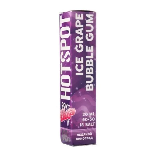 Жидкость HOTSPOT Chow Ice Grape Bubble Gum 30 мл в Донецке