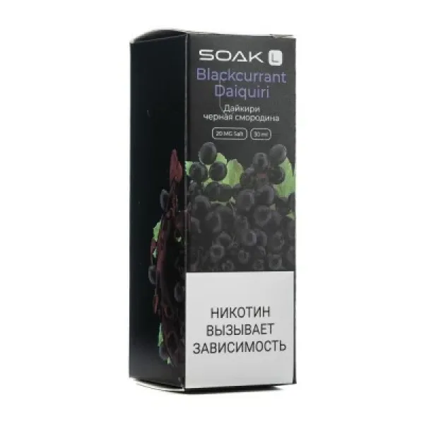 Жидкость SOAK L Blackcurrant Daiquiri 30 мл в Донецке