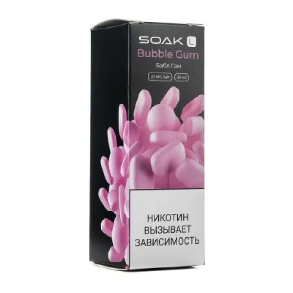 Жидкость SOAK L Bubble Gum 30 мл в Донецке