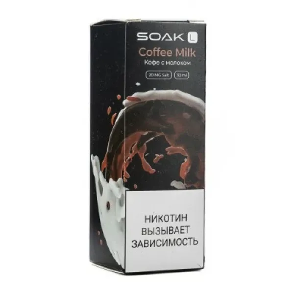 Жидкость SOAK L Coffe Milk 30 мл в Донецке