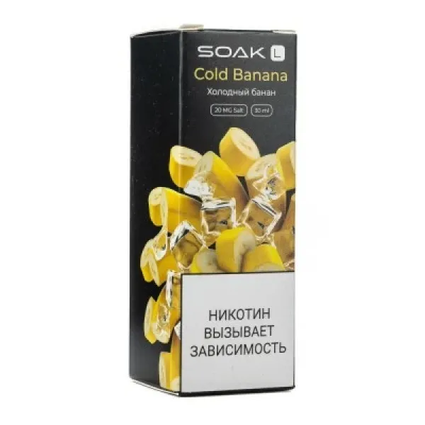 Жидкость SOAK L Cold Banana 30 мл в Донецке