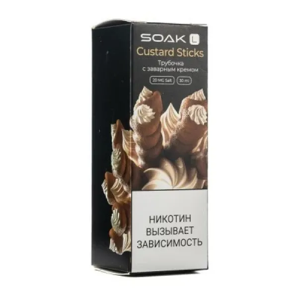 Жидкость SOAK L Custard Sticks 30 мл в Донецке