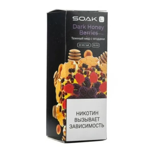 Жидкость SOAK L Dark Honey Berries 30 мл в Донецке