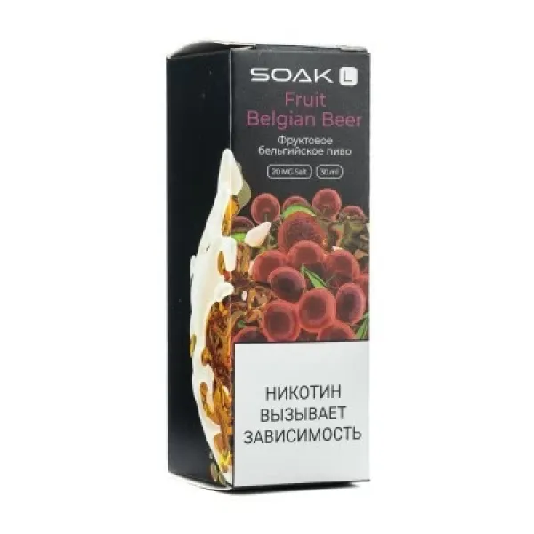 Жидкость SOAK L Fruit Belgian Beer 30 мл в Донецке