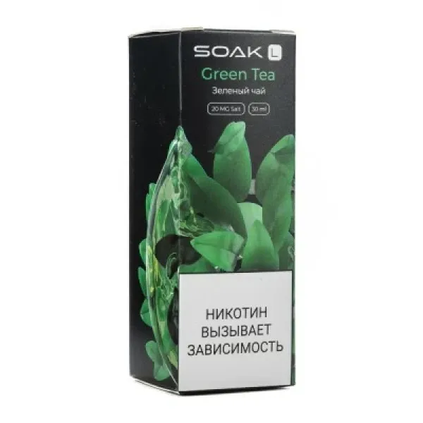 Жидкость SOAK L Green Tea 30 мл в Донецке