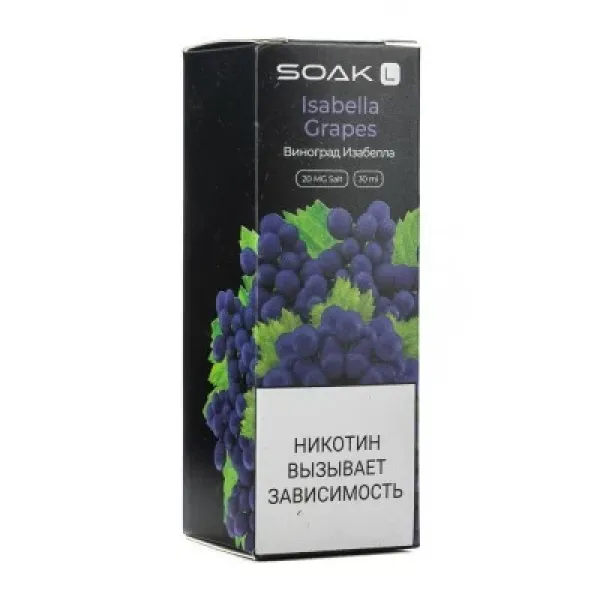 Жидкость SOAK L Isabella Grapes 30 мл в Донецке