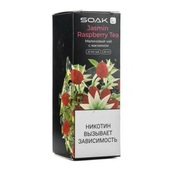 Жидкость SOAK L Jasmin Raspberry Tea 30 мл в Донецке
