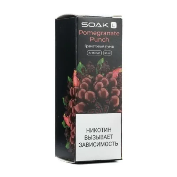 Жидкость SOAK L Pomegranate Punch 30 мл в Донецке