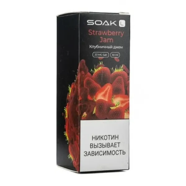 Жидкость SOAK L Strawberry Jam 30 мл в Донецке