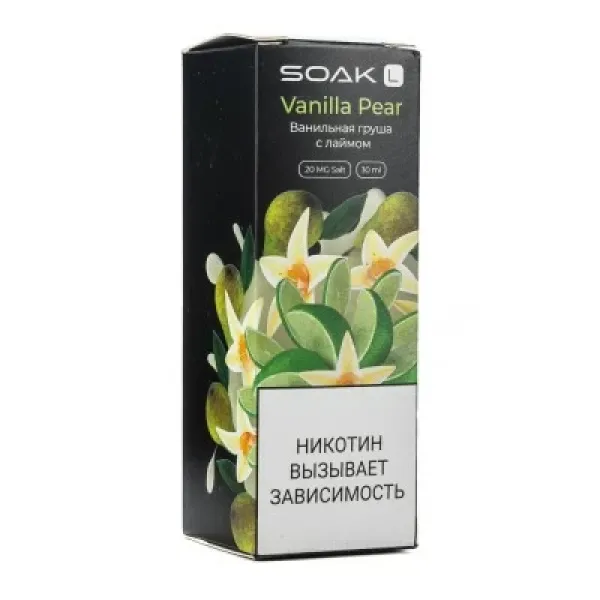 Жидкость SOAK L Vanilla Pear 30 мл в Донецке