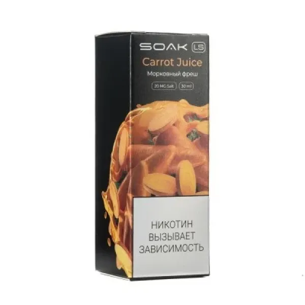 Жидкость SOAK LS Carrot  Juice 30 мл в Донецке