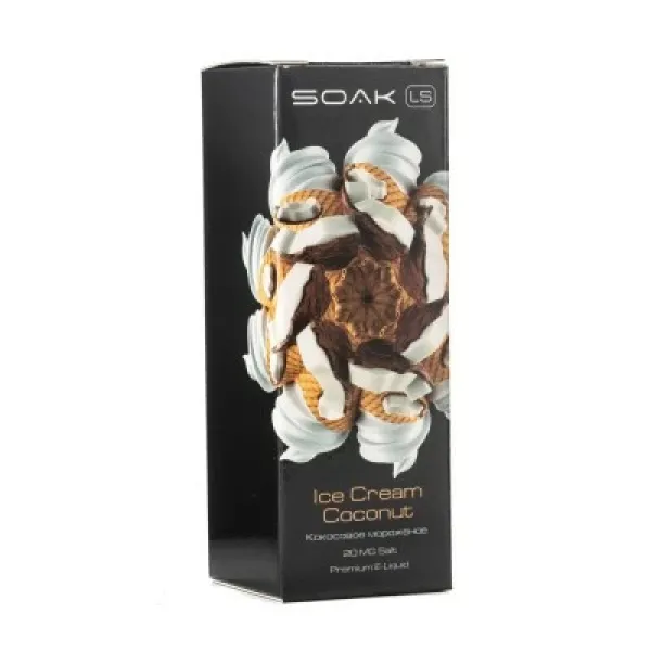 Жидкость SOAK LS Ice Cream Coconut 30 мл в Донецке