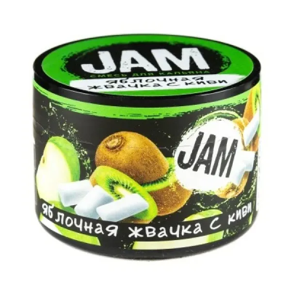 Смесь JAM Яблочная Жвачка с Киви 50 гр в Донецке