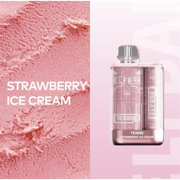 Elfbar TE5000 Strawberry Ice Cream, 5000 тяг в Донецке