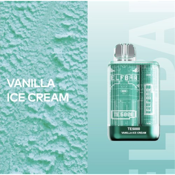 Elfbar TE5000 Vanilla Ice Cream, 5000 тяг в Донецке