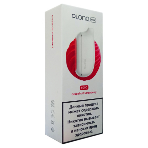 Plonq Max Grapefruit Strawberry 6000 тяг в Донецке