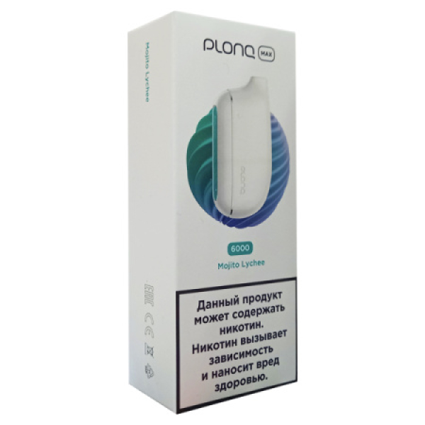 Plonq Max Mojito Lychee 6000 тяг в Донецке