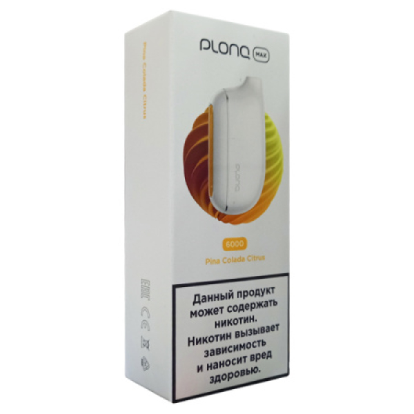 Plonq Max Pina Colada Citrus 6000 тяг в Донецке