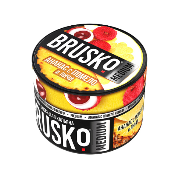 Смесь Brusko Ананас с помело и личи 50 гр в Донецке