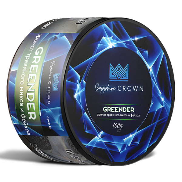 Табак SAPPHIRE CROWN GREENDER  100 грамм в Донецке