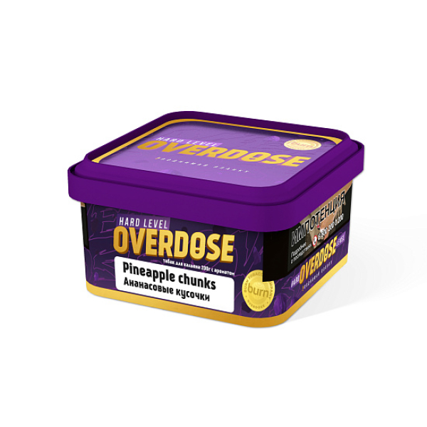 Табак OVERDOSE PINEAPPLE CHUNKS  200 грамм в Донецке
