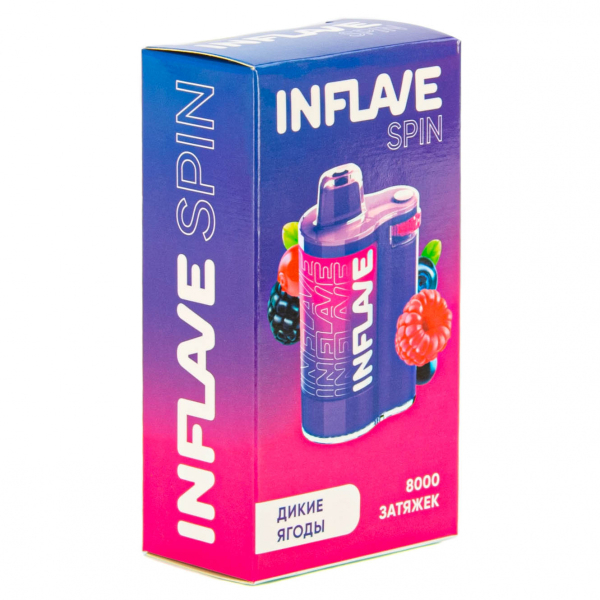 INFLAVE SPIN Дикие ягоды (8000 затяжек) в Донецке