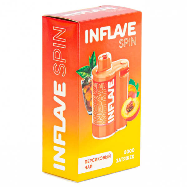 INFLAVE SPIN Персиковый чай (8000 затяжек) в Донецке