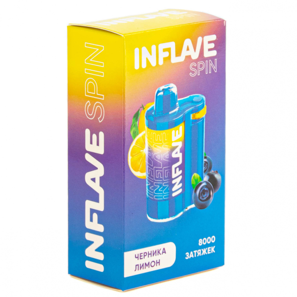 INFLAVE SPIN Черника лимон (8000 затяжек) в Донецке