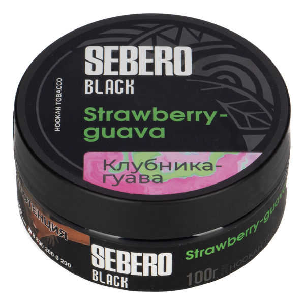 Табак Sebero Black Strawberry Guava  100 грамм в Донецке