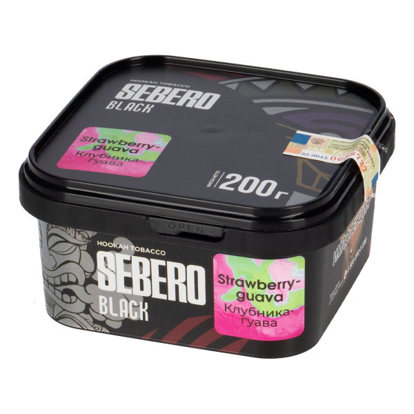 Табак Sebero Black Strawberry Guava  200 грамм в Донецке