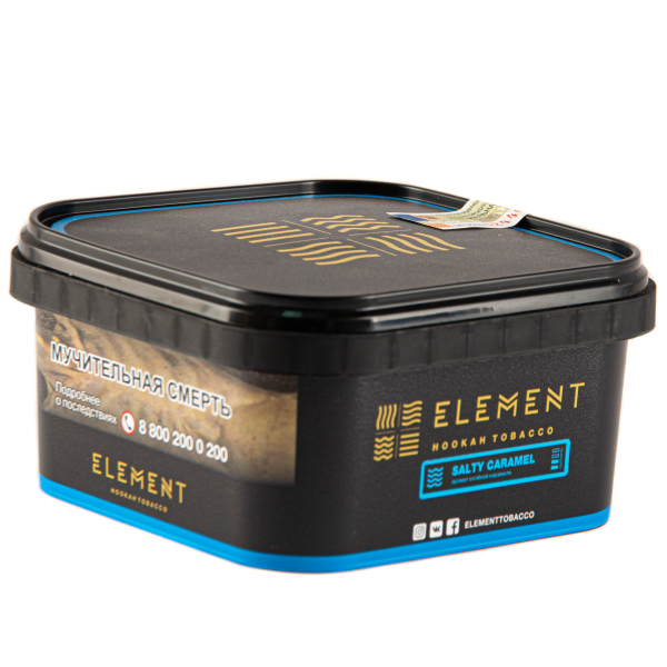 Табак Element ВОДА Salty Caramel  200 грамм в Донецке