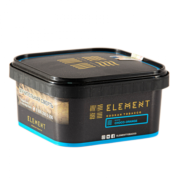 Табак Element ВОДА Choco-orange  200 грамм в Донецке