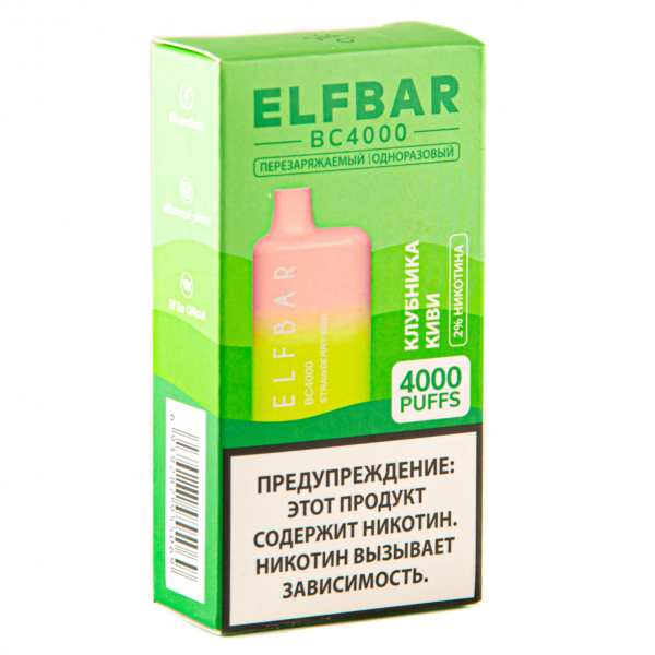 ELF BAR Strawberry Kiwi (4000 затяжек) 20 мг в Донецке
