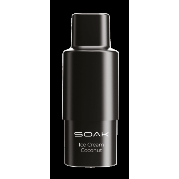 Картридж SOAK Q Кокосовое мороженое (1500 затяжек) в Донецке