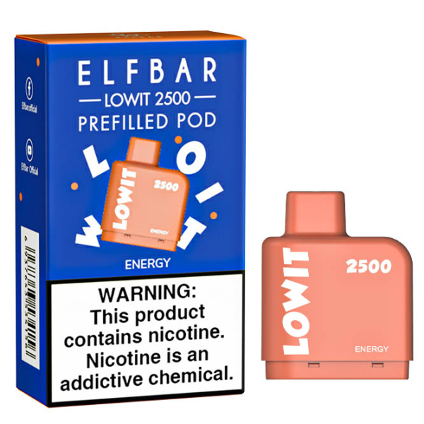 Картридж Elf Bar Lowit 2500 20 мг, 6 мл (Energy) в Донецке