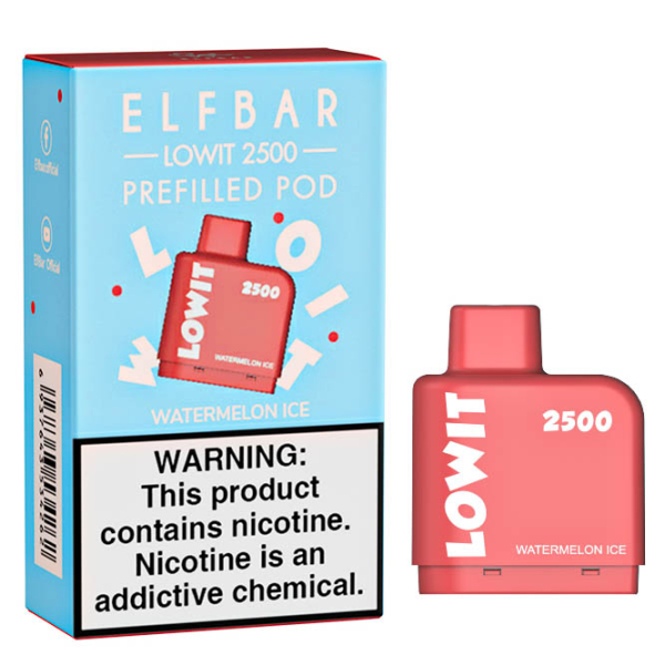 Картридж Elf Bar Lowit 2500 20 мг, 6 мл (Watermelon Ice) в Донецке