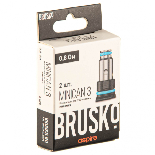 Испаритель Brusko Minican 3 (2шт.) 0.8 в Донецке