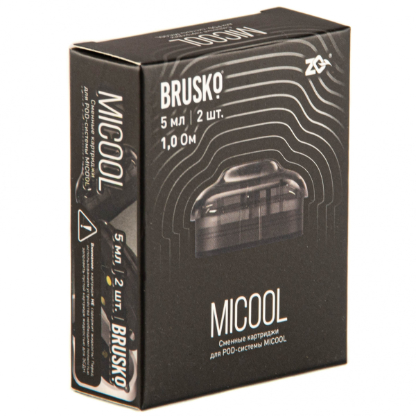 Картридж Brusko Zq Micool 5мл (2шт.) 1.0 в Донецке