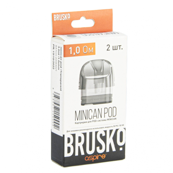 Картридж Brusko Minican прозрачный (2шт.) 0,8 в Донецке