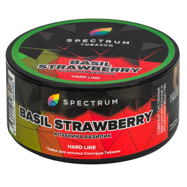 Табак Spectrum Hard Basil Strawberry  25 грамм в Донецке